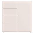 Alice Springs Storage Cabinet - 1 Door - 4 Drawer - Sand