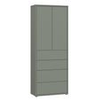 Alice Springs Storage Cabinet - 2 Door - 4 Drawer - Tall - Sage Green