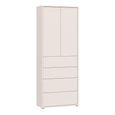 Alice Springs Storage Cabinet - 2 Door - 4 Drawer - Tall - Sand