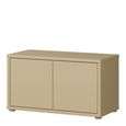 Alice Springs Storage Cabinet - 2 Door - Butter Yellow