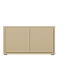 Alice Springs Storage Cabinet - 2 Door - Butter Yellow