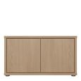 Alice Springs Storage Cabinet - 2 Door - Elegancia Oak