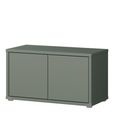 Alice Springs Storage Cabinet - 2 Door - Sage Green