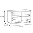 Alice Springs Storage Cabinet - 2 Door - Sand