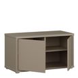Alice Springs Storage Cabinet - 2 Door - Taupe
