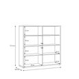 Alice Springs Storage Cabinet - 4 Door - Large - Elegancia Oak