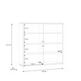 Alice Springs Storage Cabinet - 4 Door - Large - Sand