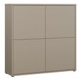 Alice Springs Storage Cabinet - 4 Door - Large - Taupe
