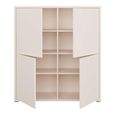 Alice Springs Storage Cabinet - 4 Door - Sand