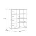 Alice Springs Storage Cabinet - 4 Door - Sand