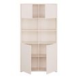 Alice Springs Storage Cabinet - 4 Door - Wide - Sand