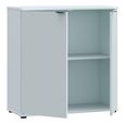 Ganymede Hall Cabinet - 2 Door - Light Grey