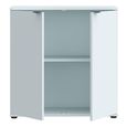 Ganymede Hall Cabinet - 2 Door - Light Grey