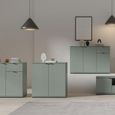 Ganymede Hall Cabinet - 2 Door - Sage Green