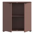 Ganymede Hall Cabinet - 2 Door - Terracotta