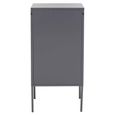 Academy Metal Cabinet - 1 Door - Grey