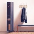 Academy Metal Tall Cabinet - 1 Door - Grey