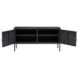 Academy Metal Small Sideboard - 2 Door - 118cm - Grey