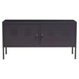Academy Metal Small Sideboard - 2 Door - 118cm - Grey
