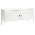 Academy Metal Small Sideboard - 2 Door - 118cm - White