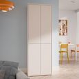 Alice Springs Storage Cabinet - 4 Door - Tall - Sand