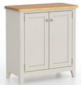 Arden Grey Painted Compact 2 Door Storage Cabinet
