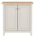Arden Grey Painted Compact 2 Door Storage Cabinet
