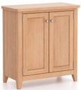 Arden Oak Compact 2 Door Storage Cabinet