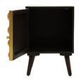 Arti Cabinet - 1 Door - Black - Mango Wood