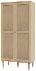 Calasetta Rattan 2 Door Hall Cabinet