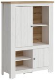 Celesto White 2 Door Low Cabinet