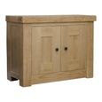 Chunky Occasional Cupboard - 2 Door - Oak