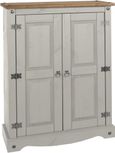 Corona Grey Mexican Pine 2 Door Cupboard