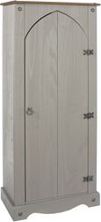 Corona Grey Mexican Pine Hall Cabinet 