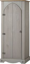 Corona Grey Mexican Pine Hall Cabinet 
