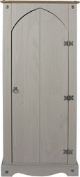 Corona Grey Mexican Pine Hall Cabinet 