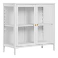 Dalby Cabinet - 2 Door - Metal - White