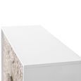 Dover Hall Cabinet - White Carved Mango Wood - 2 Door