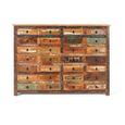 Duarza Cabinet - Recycled Wood - Multi Drawer - Wide