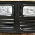 Truck Cabinet - 2 Door - Black - Metal and Wood