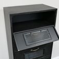 Storage Cabinet - Black - Industrial - Metal