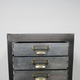 Storage Cabinet - Black and Grey - Multi Drawer - Metal