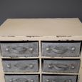 Storage Unit - Cream and Grey Metal - Metal