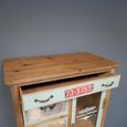 Apothecary Cabinet - 1 Door - Multi Drawer - Fir Wood - Industrial Style