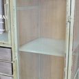 Tall Cabinet - Green Metal - Industrial