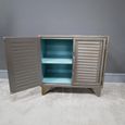 Cabinet - Grey Metal - 2 Door - Small