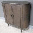 Small Cabinet - 2 Door - Curved - Industrial - Metal