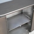 Small Cabinet - 2 Door - Curved - Industrial - Metal