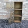Hall Cabinet - 3 Door - Metal - Industrial