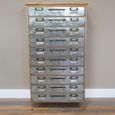 Storage Unit - Metal Multi Drawer Apothecary - Tall